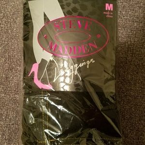 Steve Madden Faux Denim Black Leggingsand